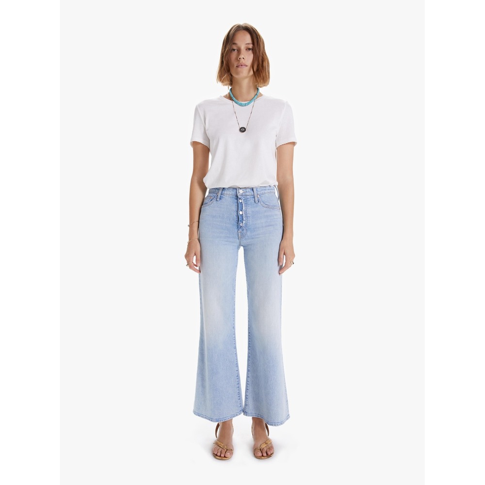 Mother Superior The Fly Cut Tomcat Roller Wide Leg Flare Jeans Reap What You Sow